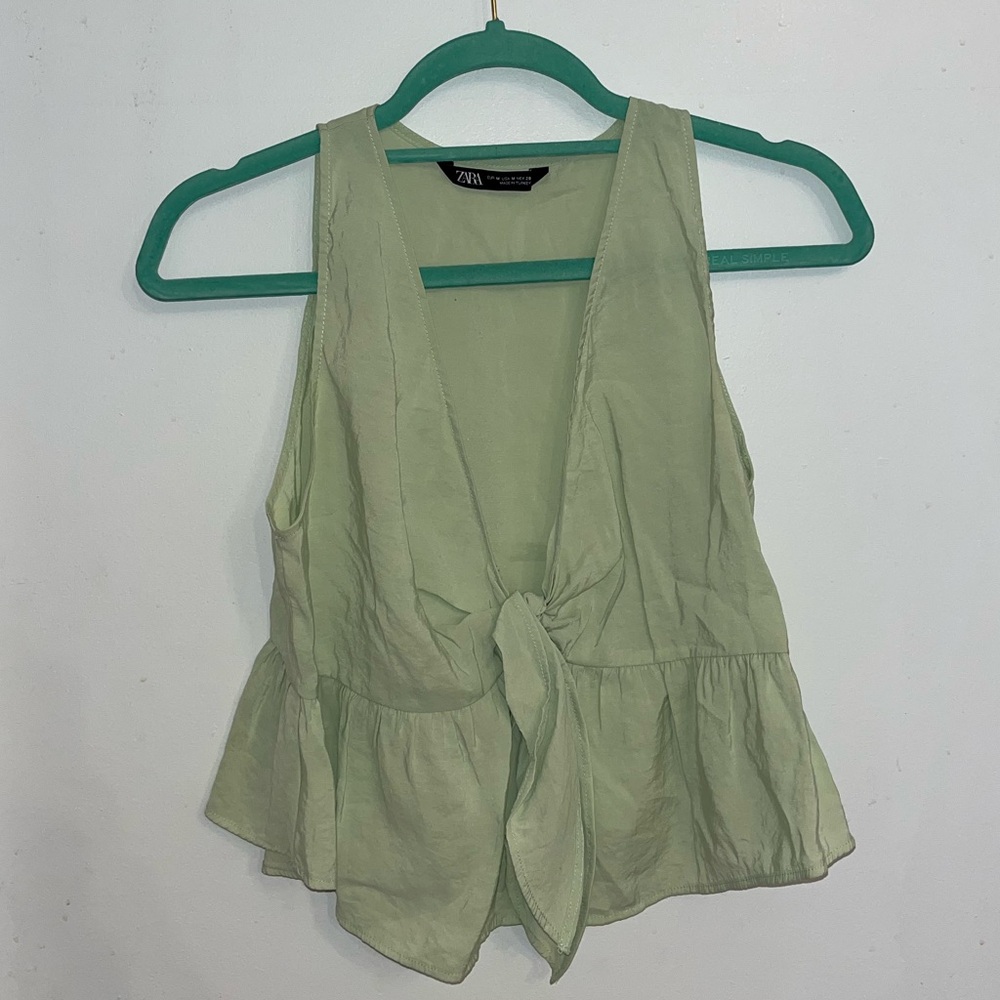 Green Zara Tank Top - Medium